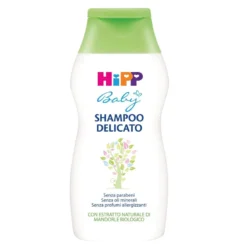 HiPP Shampoo Delicato Con Mandorle Bio, Formula Antilacrime, 200ml