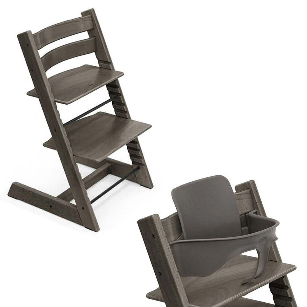 Stokke Sedia Evolutiva Tripp Trapp In Legno Di Faggio Con Baby Set Per Funzione Seggiolone Pappa 4 Stokke Sedia Evolutiva Tripp Trapp In Legno Di Faggio Con Baby Set Per Funzione Seggiolone Pappa - immagine 4