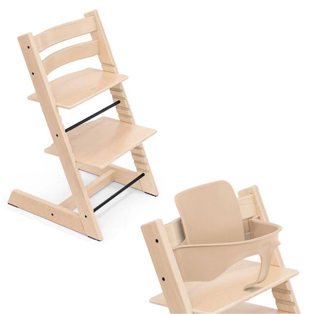 Stokke Sedia Evolutiva Tripp Trapp In Legno Di Faggio Con Baby Set Per Funzione Seggiolone Pappa 5 Stokke Sedia Evolutiva Tripp Trapp In Legno Di Faggio Con Baby Set Per Funzione Seggiolone Pappa - immagine 5
