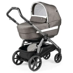 Peg Perego Trio Veloce TC Con Passeggino Dalle Sospensioni Regolabili, Navicella Elite E Seggiolino Auto SLK I-Size - City Grey -Bambino Prodotti Negozio 0106916 peg perego trio veloce tc con passeggino dalle sospensioni regolabili navicella elite e seggiolino a