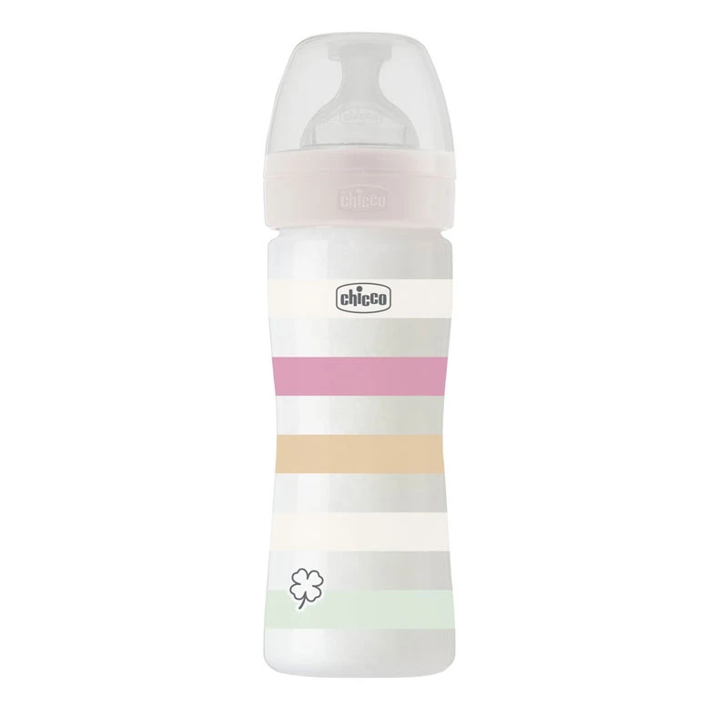 Chicco Biberon Benessere Con Tettarella Physio, Flusso Medio - 250ml 1 Chicco Biberon Benessere Con Tettarella Physio, Flusso Medio - 250ml