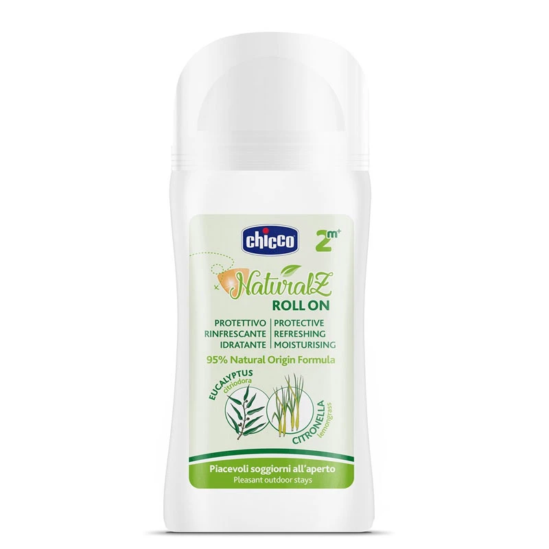 Chicco Antizanzare Roll On Naturalz Protettivo E Rinfrescante Alla Citronella 60ml 1 Chicco Antizanzare Roll On Naturalz Protettivo E Rinfrescante Alla Citronella 60ml
