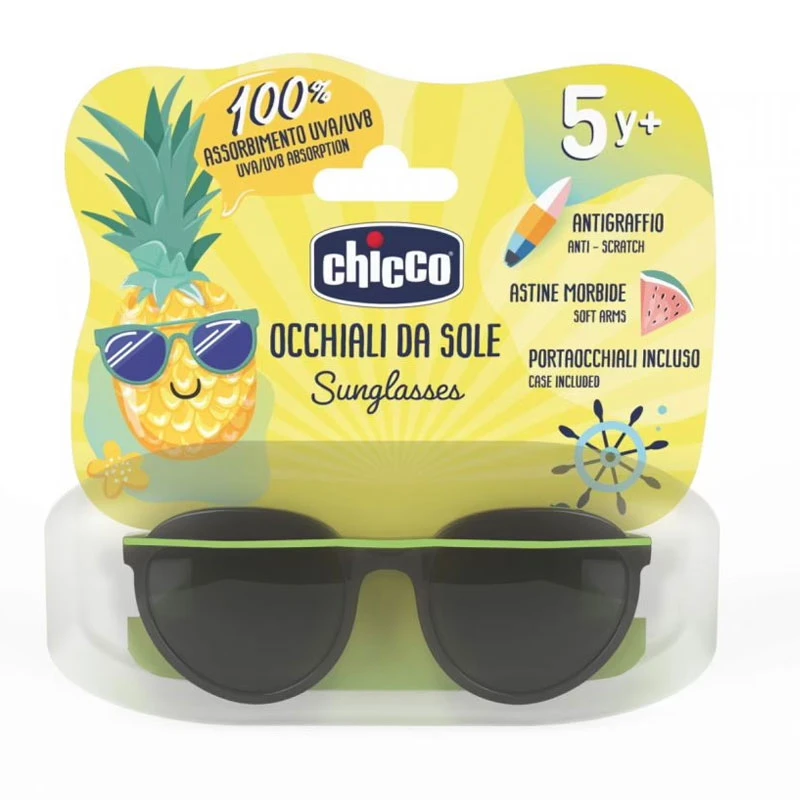 Chicco Occhiali Da Sole Bambino, Lenti Antigraffio Con Montatura Flessibile, 5y+ 4 Chicco Occhiali Da Sole Bambino, Lenti Antigraffio Con Montatura Flessibile, 5y+ - immagine 4