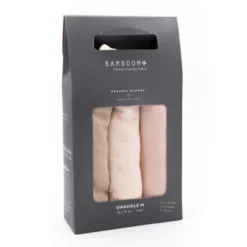 Bamboom 3 Pack Swaddle In Bambù Organico, 70x70cm -Bambino Prodotti Negozio 0107602 bamboom 3 pack swaddle in bambu organico 70x70cm