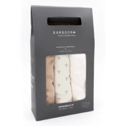 Bamboom 3 Pack Swaddle In Bambù Organico, 70x70cm -Bambino Prodotti Negozio 0107604 bamboom 3 pack swaddle in bambu organico 70x70cm