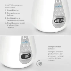 Nuvita Scaldabiberon Digitale Con Funzione Sterilizzatore 8 Nuvita Scaldabiberon Digitale Con Funzione Sterilizzatore -Bambino Prodotti Negozio 0107739 nuvita scaldabiberon digitale con funzione sterilizzatore