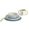 Suavinex Set Svezzamento Go Natural Con Piatto, Scodella, Tazza, Cucchiaio E Tovaglietta