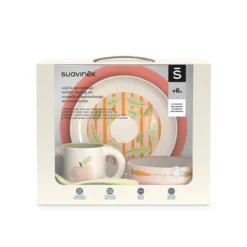 Suavinex Set Svezzamento Go Natural Con Piatto, Scodella, Tazza, Cucchiaio E Tovaglietta -Bambino Prodotti Negozio 0107801 suavinex set svezzamento go natural con piatto scodella tazza cucchiaio e tovaglietta