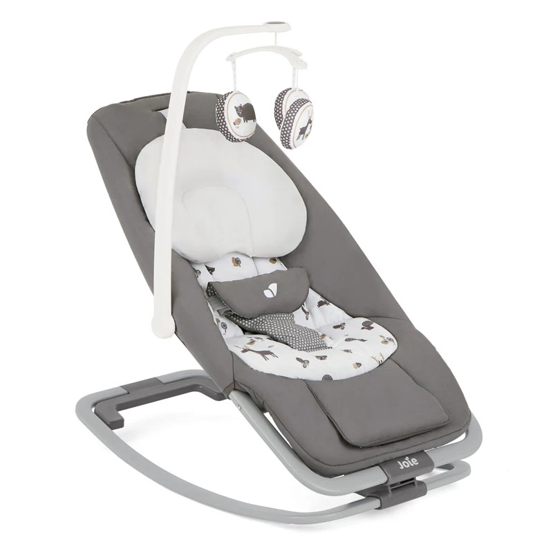 Joie Sdraietta A Dondolo Dreamer Con Vibrazione Regolabile, Pannello Musicale E Arco Giochi 2 Joie Sdraietta A Dondolo Dreamer Con Vibrazione Regolabile, Pannello Musicale E Arco Giochi - immagine 2