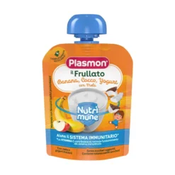 Plasmon Nutrimune Frullato Banana, Cocco E Yogurt Con Mela - 85gr